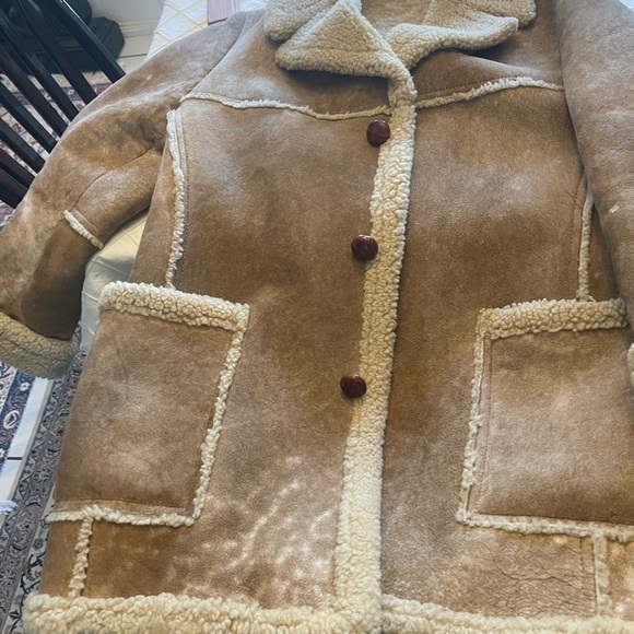 Winter coat real leather with sheep wool inside - Picture 8 of 12